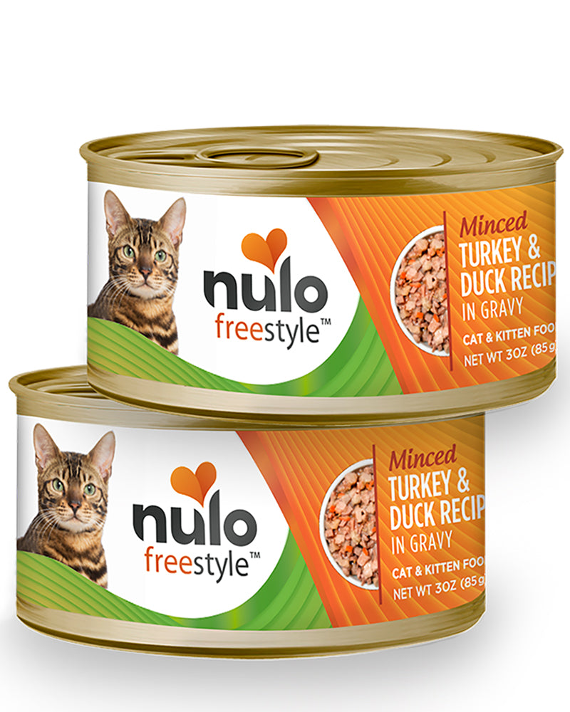 Nulo Freestyle Minced Turkey & Duck Wet Cat Food 3oz