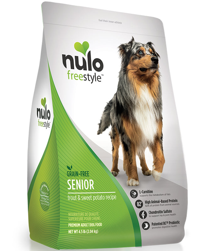 Nulo Freestyle Senior Trout & Sweet Potato Dry Dog Food 22lb