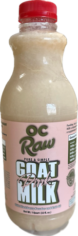 OC Raw Frozen Goat Milk Krill Oil & Blackberry 32oz - Pink