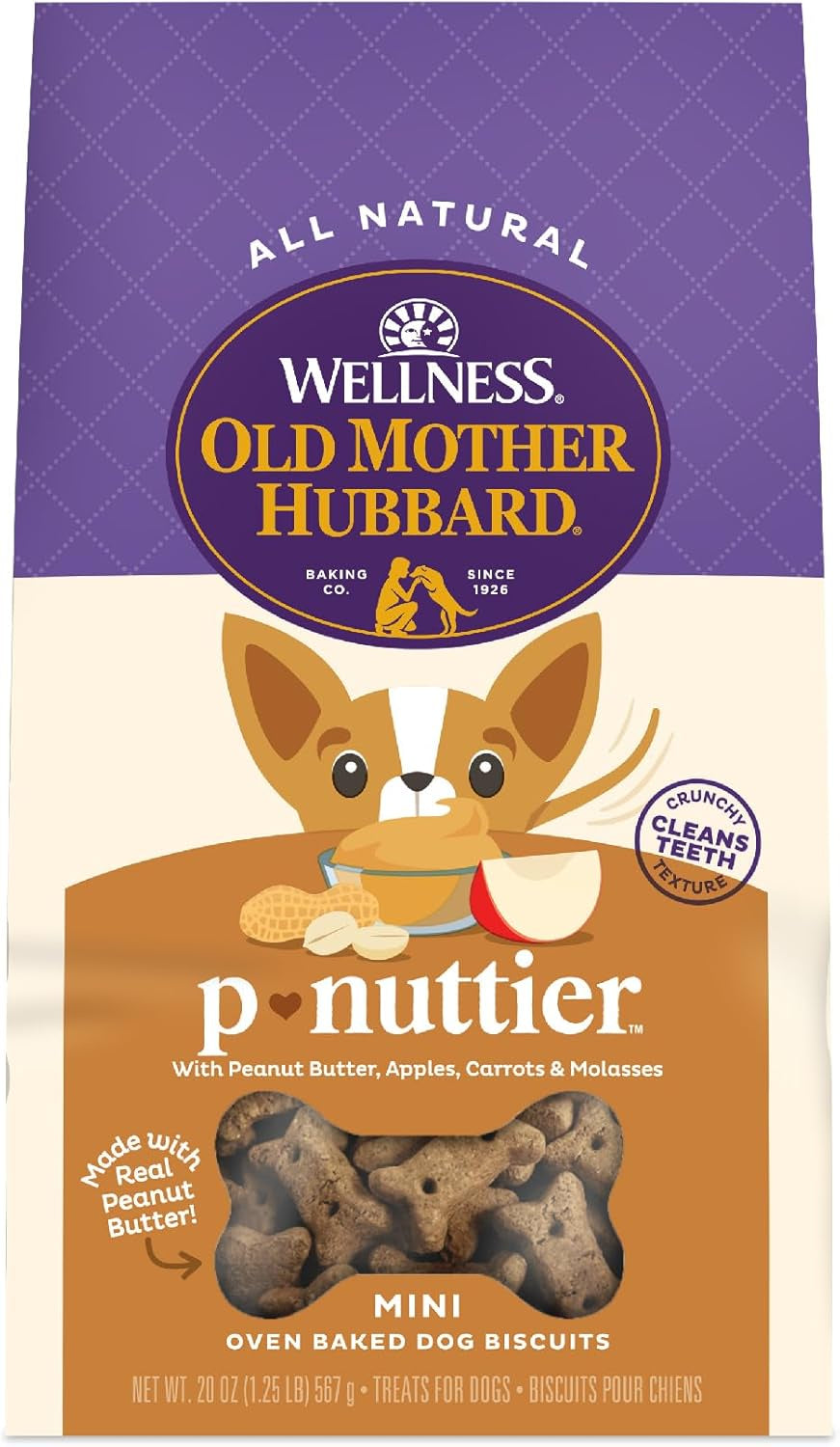 Old Mother Hubbard Grain-Free Mini P-Nuttier n' Nanner 16oz