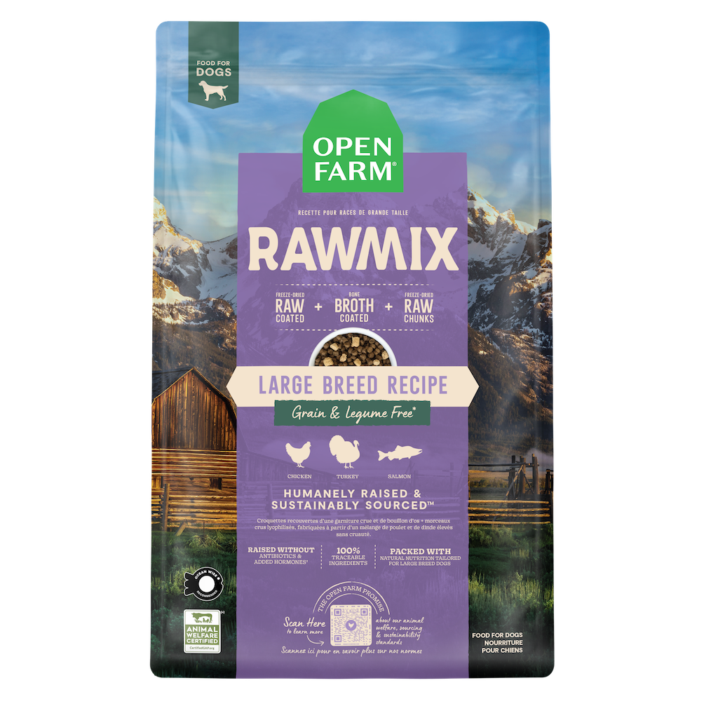 Open Farm RawMix Large Breed Grain-Free Dry Dog Food 20lb