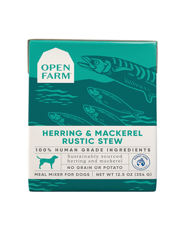 Open Farm Herring & Mackerel Rustic Stew Wet Dog Food 12.5oz
