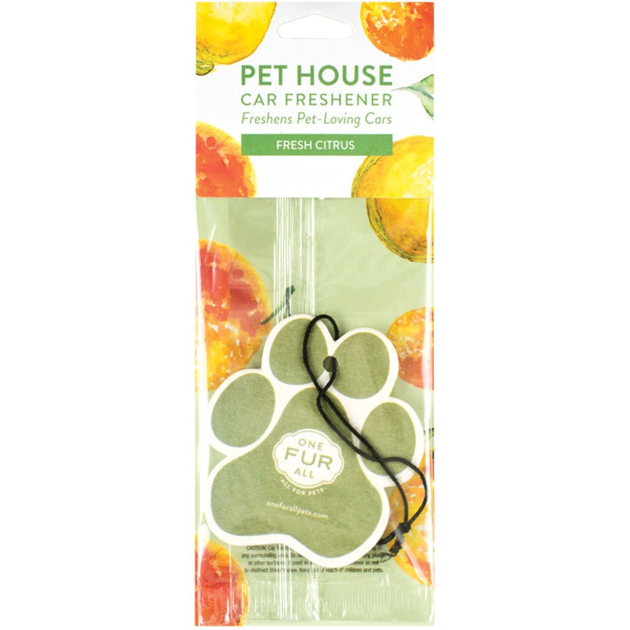 Pet House Car Air Freshener Fresh Citrus