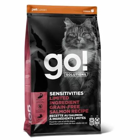 Go! Solutions Sensitivities LID Grain-Free Salmon Adult Dry Cat Food