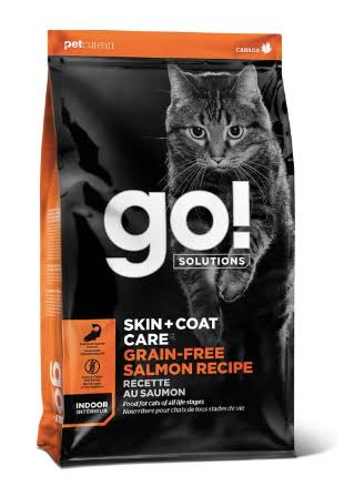 Go! Solutions Skin + Coat Care Grain-Free Salmon Adult Dry Cat Food