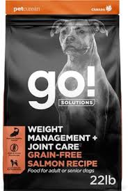 GO! Solutions Weight Management +Joint Care Grain-Free Salmon Dry Dog Food