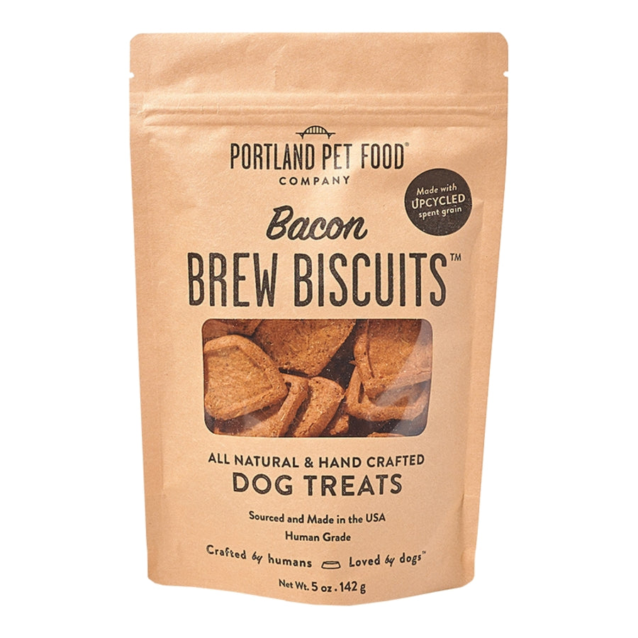 Portland Pet Food Bacon Brew Biscuit Dog Treat - 5oz