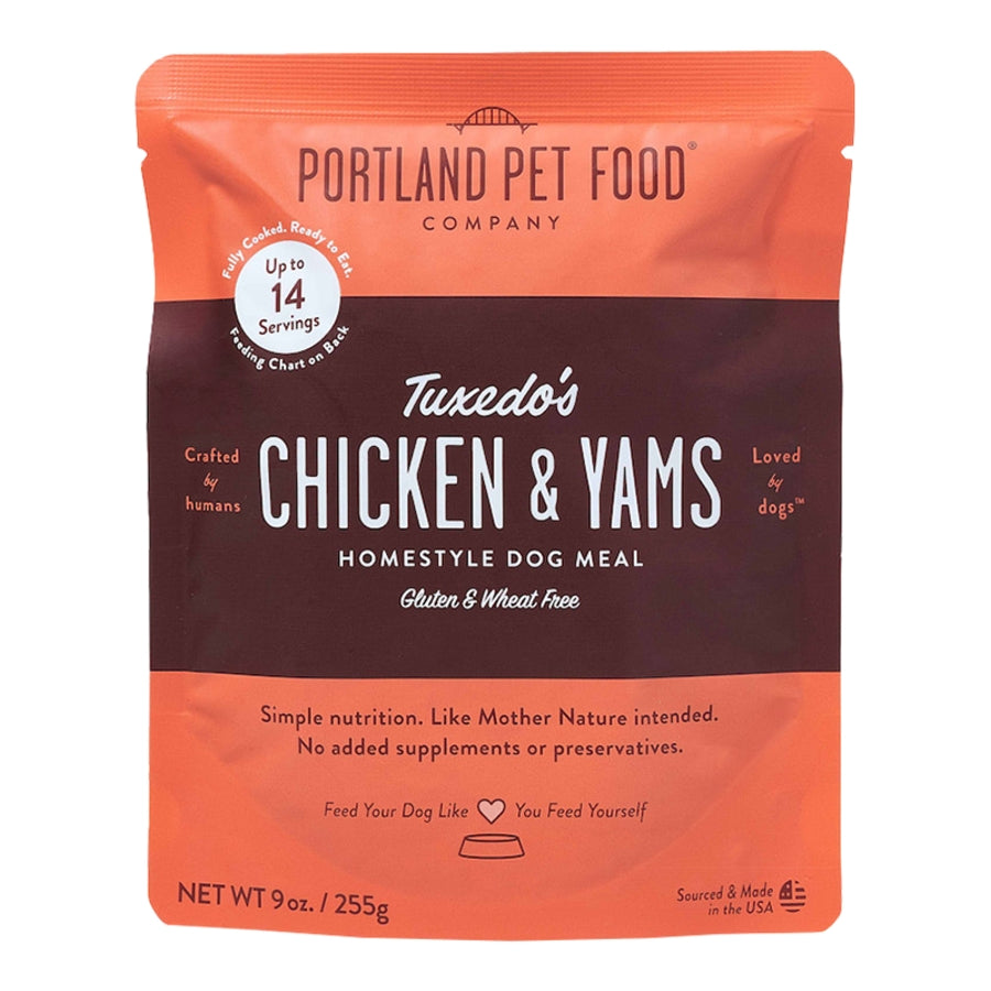 Portland Pet Food Chicken & Yams Wet Dog Food Topper - 9oz Pouch