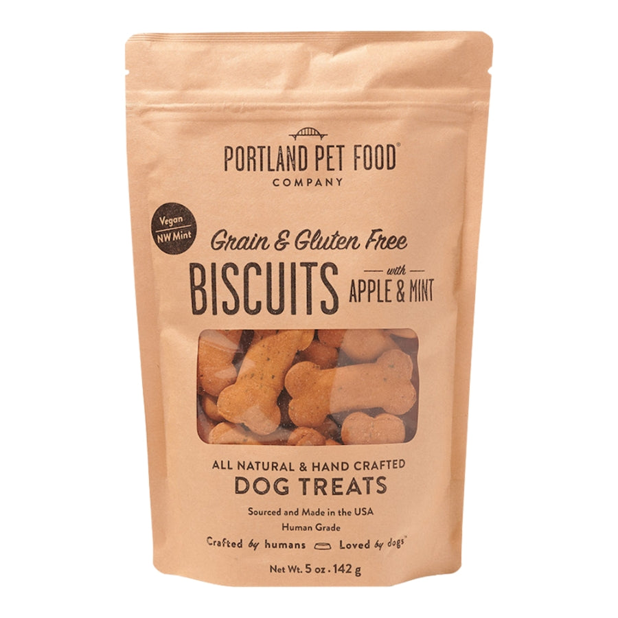 Portland Pet Food Grain-Free Apple & Mint Dog Treat - 5oz