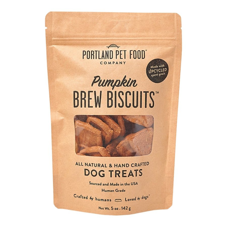 Portland Pet Food Pumpkin Brew Biscuit Dog Treat - 5oz