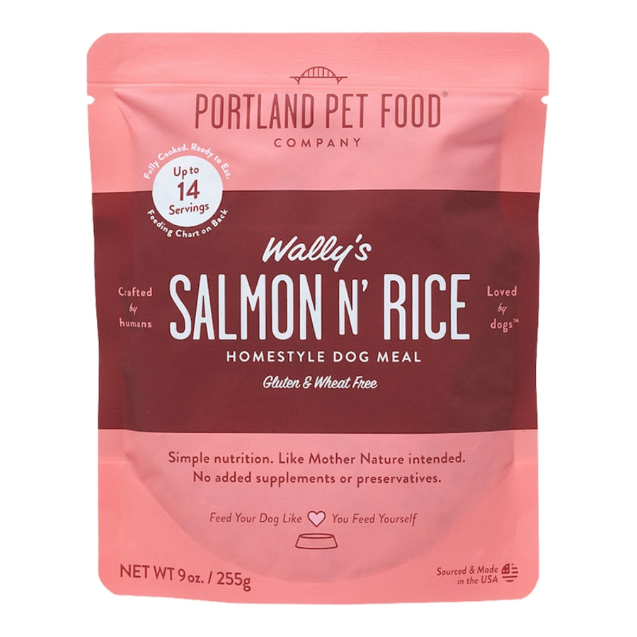 Portland Pet Food Salmon & Rice Wet Dog Food Topper - 9oz Pouch