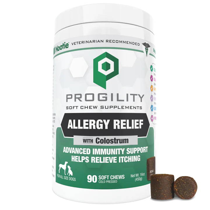 Nootie Progility Allergy Relief Soft Chew  Supplements for Dogs - 90ct