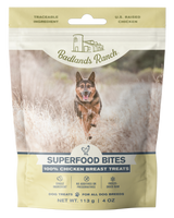 Badlands Ranch Superfood Bites 100% Chicken Breast Treats 4oz