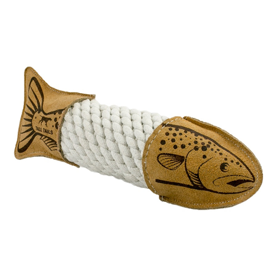 Talls Tails Natural Leather Trout 15"