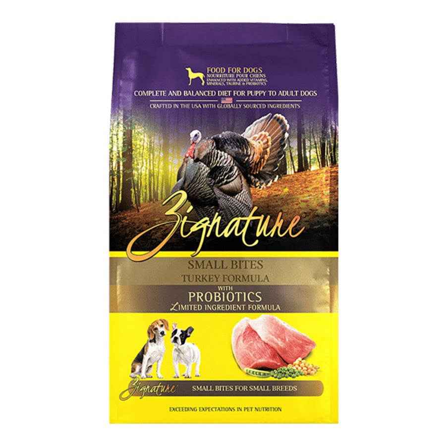 Zignature Turkey Small Bites Dry Dog Food