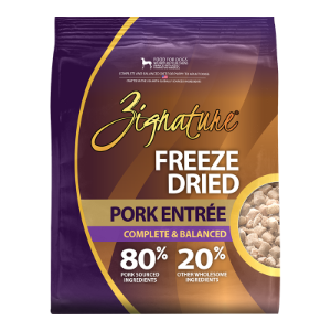 Zignature Freeze-Dried Pork Entree Dog Food - 12.5oz