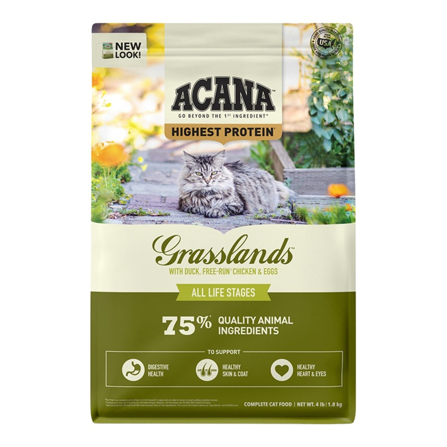 Acana Highest Protein - Grasslands Dry Cat Food