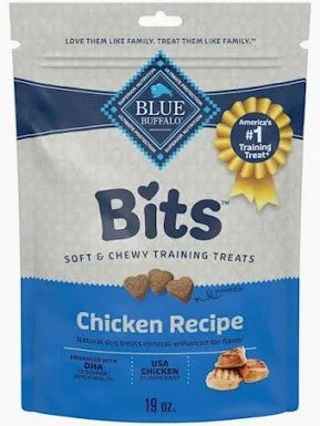 Blue Buffalo Bits Tasty Chicken Recipe Soft & Chewy Training Dog Treats - 4oz