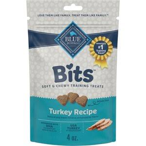 Blue Buffalo Bits Tempting Turkey Recipe Soft & Chewy Training Dog Treats - 4oz