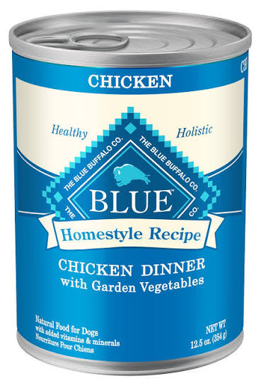 Blue Buffalo Homestyle Recipe Chicken Dinner with Vegetables Wet Dog Food 12.5oz