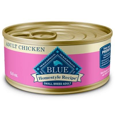 Blue Buffalo Homestyle Recipe Small Breed Chicken Dinner with Vegetables Wet Dog Food 5.5oz