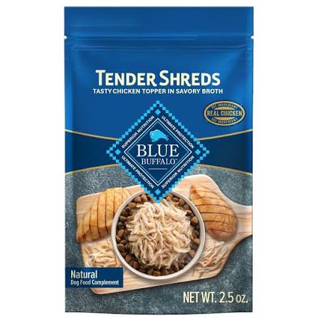 Blue Buffalo Tender Sheds Chicken Topper Wet Dog Food 2.5oz