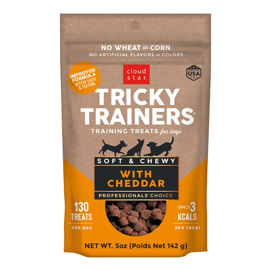 Cloud Star Tricky Trainers Soft & Chewy Cheese Dog Treats 5oz