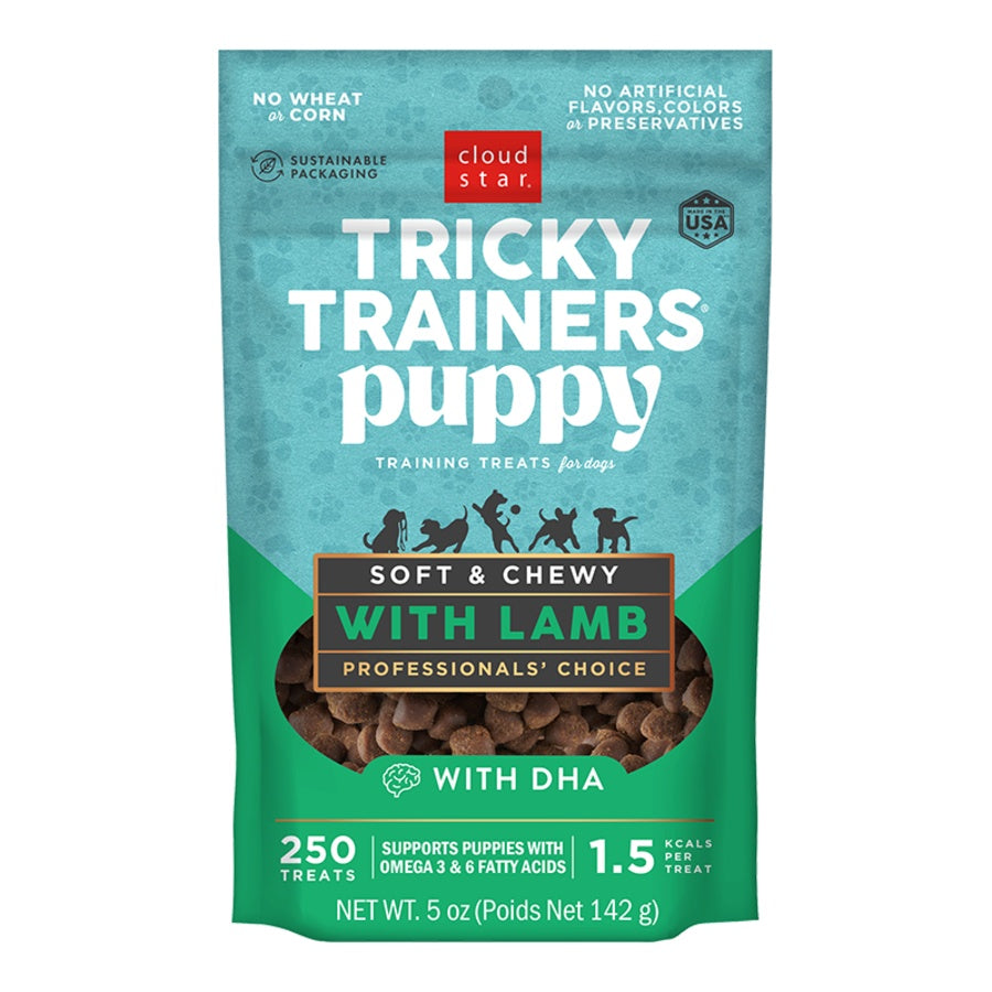 Cloud Star Tricky Trainers Puppy Soft & Chewy Lamb Dog Treats 5oz