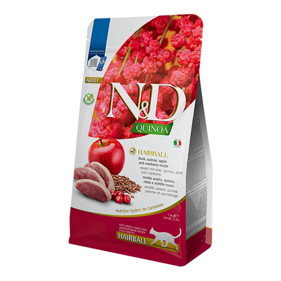 Farmina N&D Quinoa Hairball Control Adult Dry Cat Food 3.3lb