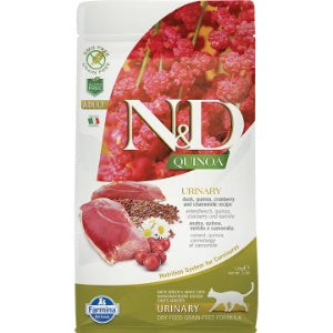 Farmina N&D Quinoa Urinary Duck Adult Dry Cat Food