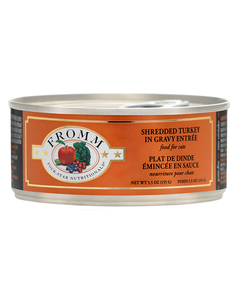 Fromm Shredded Turkey in Gravy Wet Cat Food 5.5oz