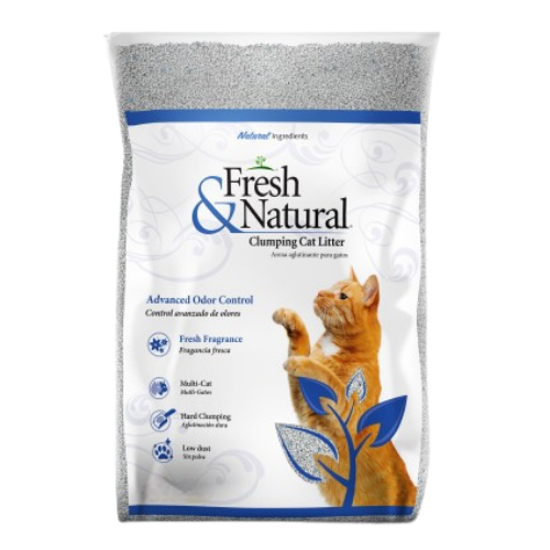 Fresh & Natural Scented Clumping Clay Cat Litter