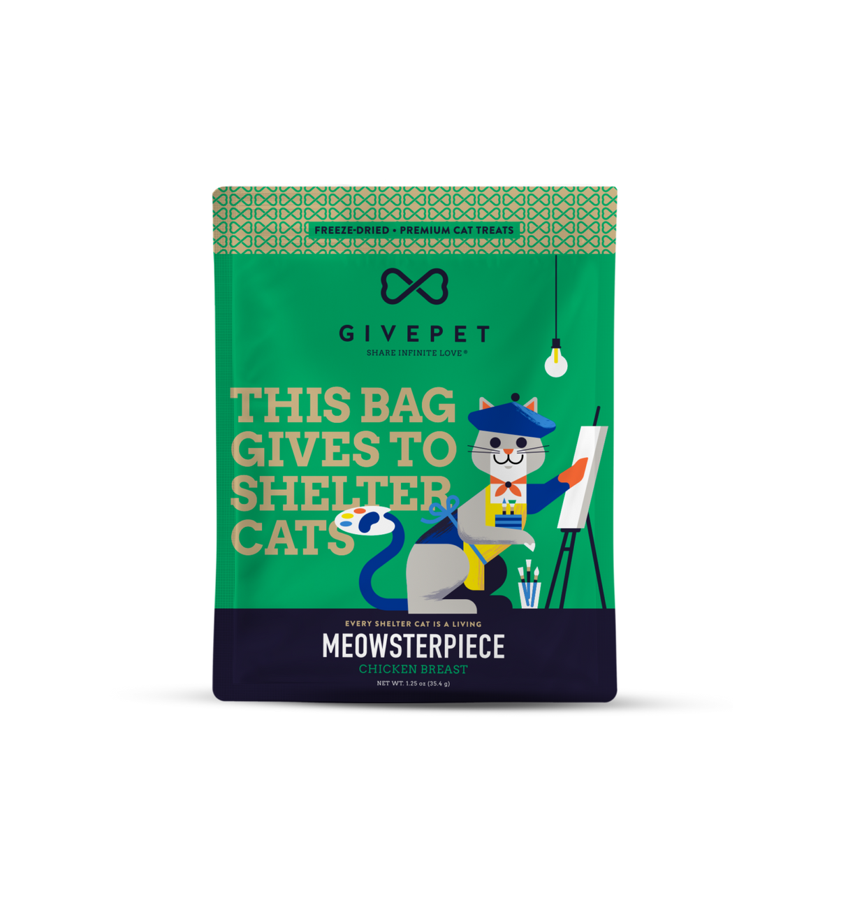 Meowsterpiece Chicken Freeze-Dried Cat Treats