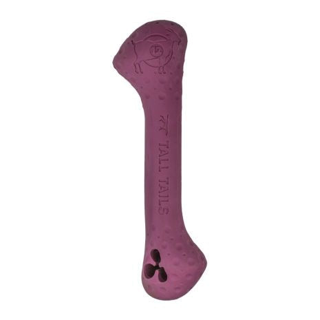 Tall Tails Goat Sport Bone Purple 12" Dog Toy