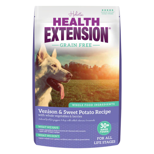 Health Extension Grain Free Venison & Vegetable Recipe Dry Dog Food