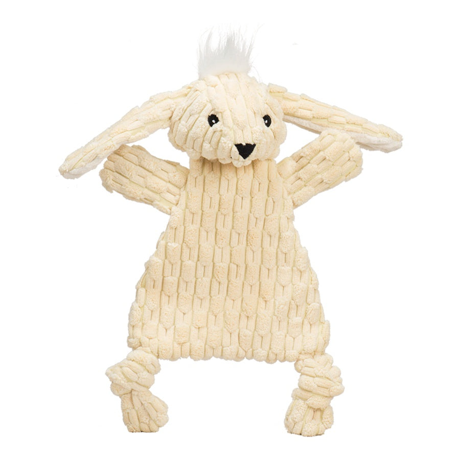 Huggle Hounds Flat Durable Bunny 14" Dog Toy