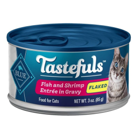 Blue Buffalo Tastefuls Fish and Shrimp Entree in Gravy Flaked Wet Cat Food - 3oz