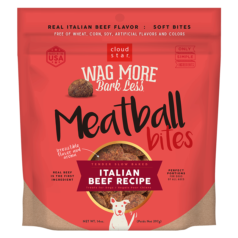 Wagmore Grain Free Meatball Bites Italian Beef Recipe 14oz