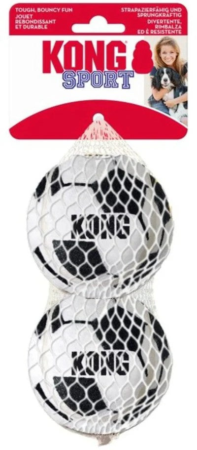 Kong Sport Soccer Ball Large 3.25" - 2-Pack