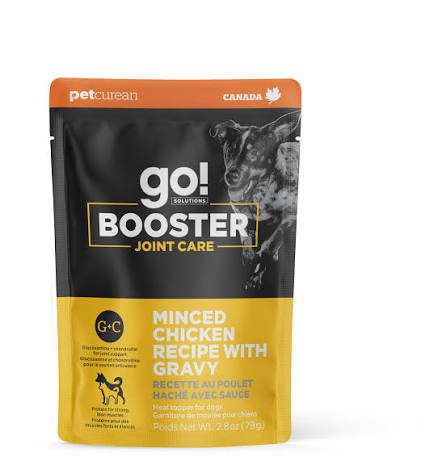 Go! Solutions Booster Joint Care Chicken with Gravy Minced Wet Dog Food - 2.8oz pouch