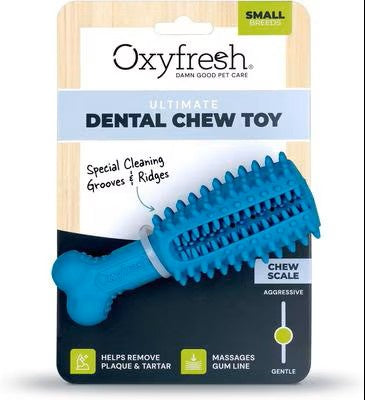 Oxyfresh Natural Rubber Dog Dental Chew Toy - Small