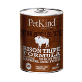 PetKind Wet Dog Food Limited Ingredient Bison 12oz