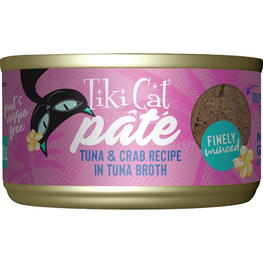 Tiki Cat Grill Pate Tuna and Carb Grain-Free Wet Cat Food 2.8oz
