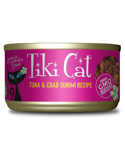 Tiki Cat Lanai Grill Tuna & Crab Surimi 2.8oz