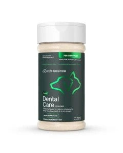 VetriScience Dental Care Powder Clinically Tested Breath & Plaque Control Supplement for Dogs & Cats - 4.2oz