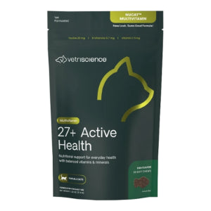 VetriScience Fish Flavored Multivitamin 27+ Active Health Soft Chew Supplement for Cats - 30ct