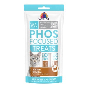 Weruva Wx Phos Focused Lickable Chicken Formula Cat Treat 0.5oz - 5pk