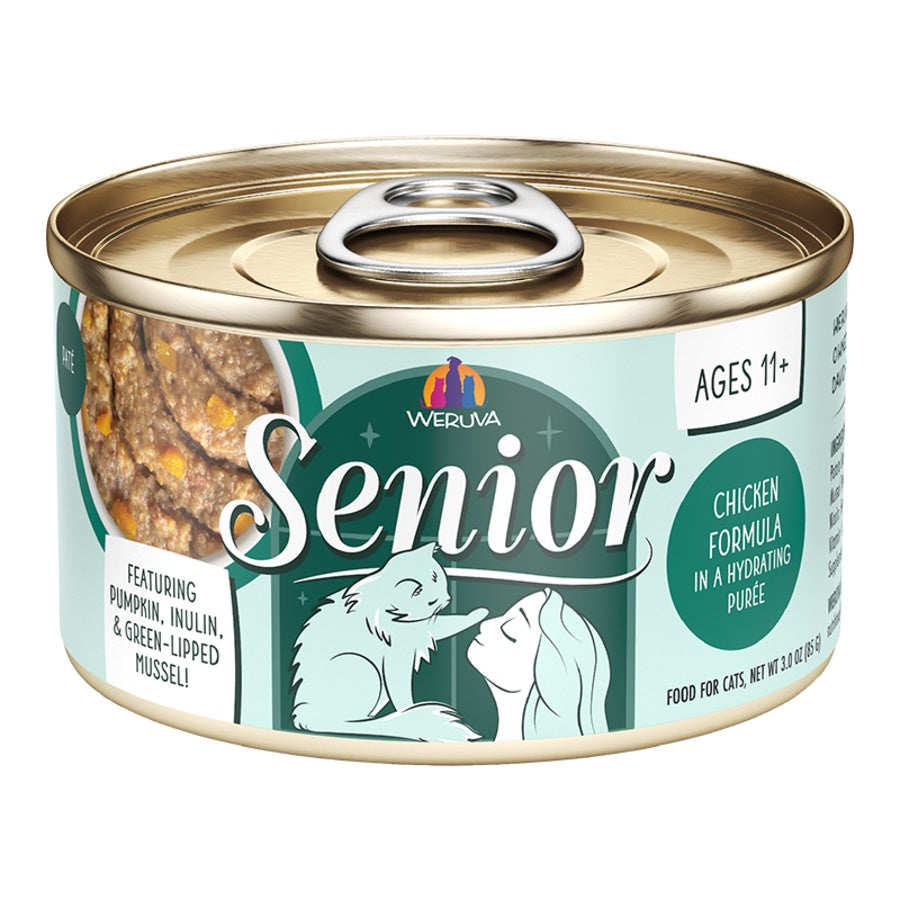 Weruva Senior Chicken in Hydrating Puree Wet Cat Food 3oz